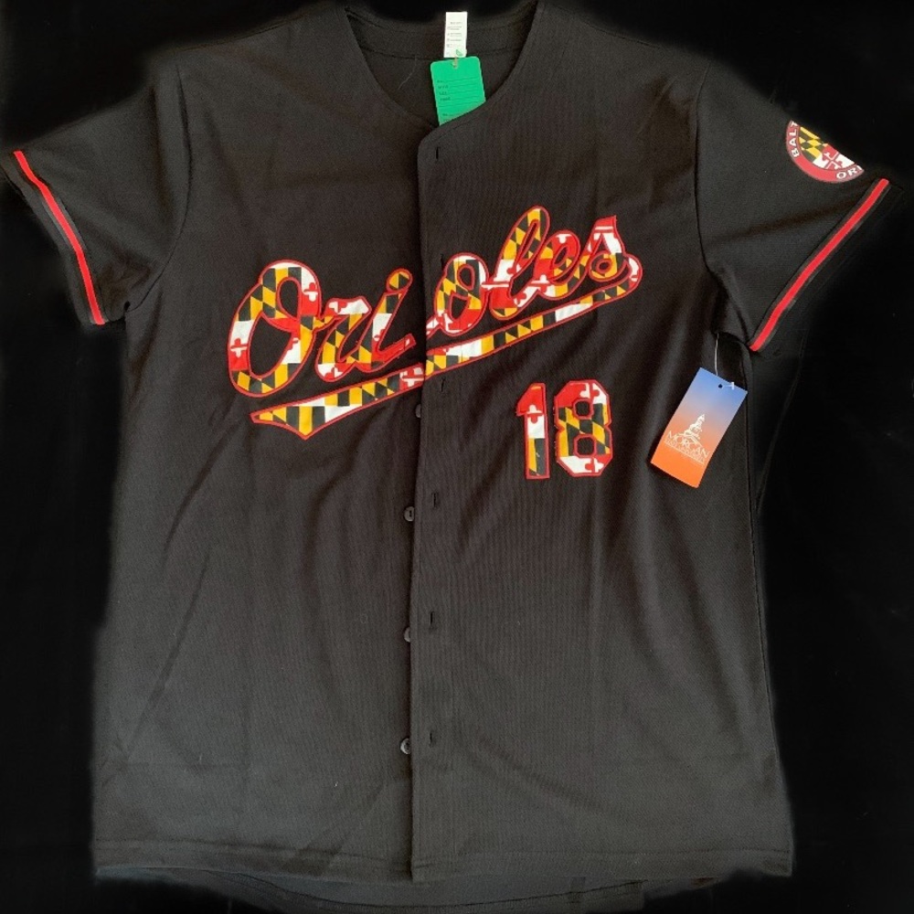 Baltimore Orioles “Maryland Flag” Baseball Jersey